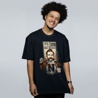 CAMISETA OVERSIZED PRETA - ANARCO-ARISTOCRATA