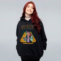 MOLETOM PRETO - OTAKU TEM QUE ACABAR