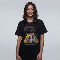 CAMISETA PRETA - OTAKU TEM QUE ACABAR