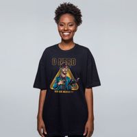 CAMISETA OVERSIZED PRETA - O NERD TEM QUE ACABAR
