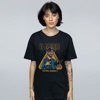 CAMISETA PRETA - O NERD TEM QUE ACABAR