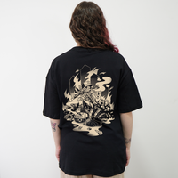 CAMISETA OVERSIZED PRETA - ROBÔ