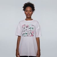 CAMISETA OVERSIZED OFF WHITE - OUTRAS QUATRO FACES