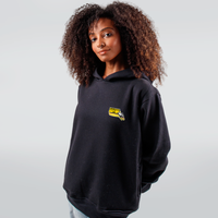 MOLETOM PRETO - MENTE TRIANGULAR AMARELO