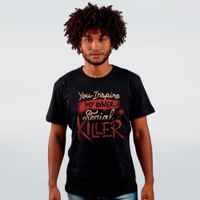CAMISETA PRETA - SERIAL KILLER