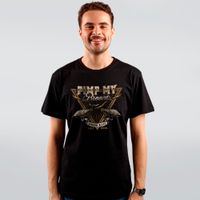 CAMISETA PRETA - PIMP MY BROOM