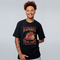 CAMISETA PRETA - MONDAY FEELINGS
