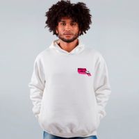 MOLETOM OFF WHITE - MENTE TRIANGULAR ROXO