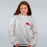 MOLETOM OFF WHITE - MENTE TRIANGULAR ROXO