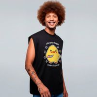 REGATA OVERSIZED PRETA - NÃO QUERO TERAPIA