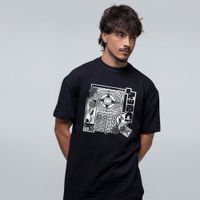 CAMISETA OVERSIZED PRETA - MEMENTO