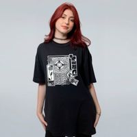 CAMISETA OVERSIZED PRETA - MEMENTO