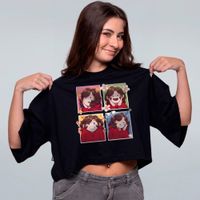 CROPPED OVERSIZED PRETO - EMOÇÕES