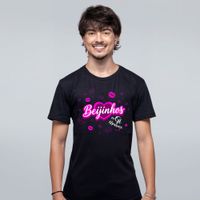 CAMISETA PRETA - BEIJOS DA GI