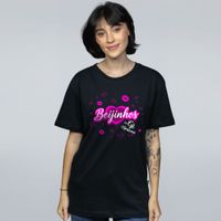 CAMISETA PRETA - BEIJOS DA GI