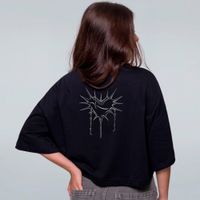 CROPPED OVERSIZED PRETO - SLICER