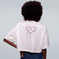 CROPPED OVERSIZED OFF WHITE - SLICER