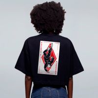 CROPPED OVERSIZED PRETO - JOKER