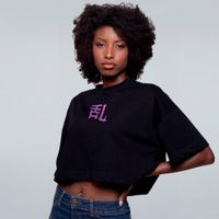 CROPPED OVERSIZED PRETO - SEM REGRAS