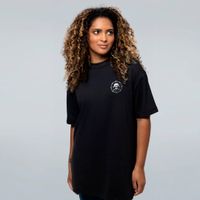 CAMISETA OVERSIZED PRETA - Y2K SKULL