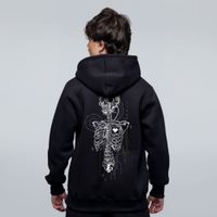 MOLETOM PRETO - Y2K SKULL