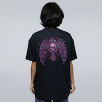 CAMISETA OVERSIZED PRETA - DIVINE SIGNAL
