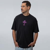 CAMISETA OVERSIZED PRETA - DIVINE SIGNAL