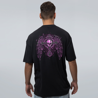 CAMISETA OVERSIZED PRETA - DIVINE SIGNAL