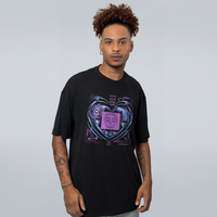 CAMISETA OVERSIZED PRETA - EMOTION DEVICE