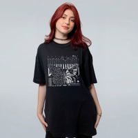 CAMISETA OVERSIZED PRETA - SOUL UPGRADE