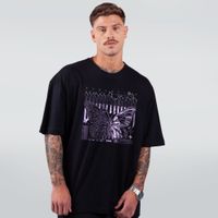 CAMISETA OVERSIZED PRETA - SOUL UPGRADE ROXA