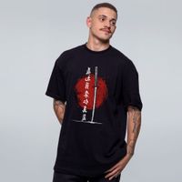 CAMISETA OVERSIZED PRETA - JAPÃO