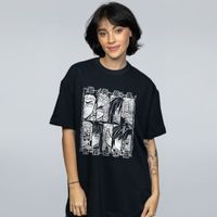 CAMISETA OVERSIZED PRETA - HASHIRAS