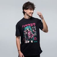 CAMISETA OVERSIZED PRETA - PRINCESA