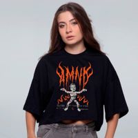 CROPPED OVERSIZED PRETO - MARIONETE LVCAS