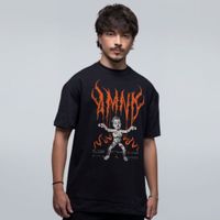 CAMISETA OVERSIZED PRETA - MARIONETE LVCAS