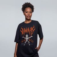 CAMISETA OVERSIZED PRETA - MARIONETE LVCAS