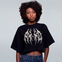 CROPPED OVERSIZED PRETO - CORVO LVCAS