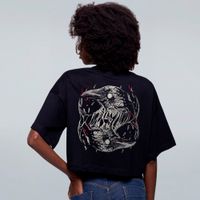 CROPPED OVERSIZED PRETO - CORVO LVCAS