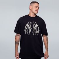 CAMISETA OVERSIZED PRETA - CORVO LVCAS