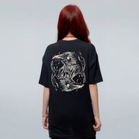 CAMISETA OVERSIZED PRETA - CORVO LVCAS