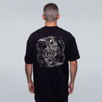 CAMISETA OVERSIZED PRETA - CORVO LVCAS
