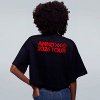 CROPPED OVERSIZED PRETO - AMND TOUR