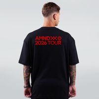 CAMISETA OVERSIZED PRETA - AMND TOUR