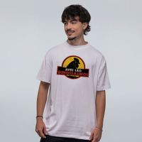 CAMISETA OVERSIZED OFF WHITE - AVES SÃO DINOSSAUROS