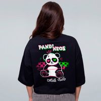 CROPPED OVERSIZED PRETO - NAT CLUB