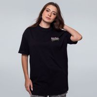 CAMISETA OVERSIZED PRETA - NAT CLUB