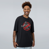 CAMISETA OVERSIZED PRETA - GOLEN ARTUBE