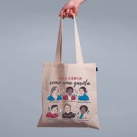 ECOBAG PALHA - FAÇA CIÊNCIA COMO UMA GAROTA