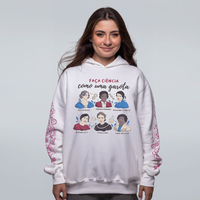 MOLETOM OFF WHITE - FAÇA CIÊNCIA COMO UMA GAROTA
